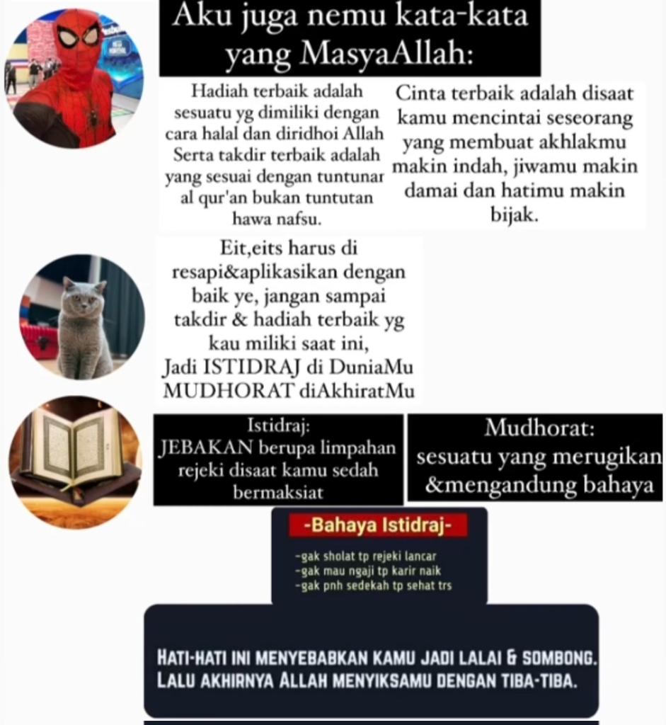 desycitrayu's tweet photo. @harrisvriza2 Ini penjelasan maksud dari kata-kata Ust. Agam,biar tdk melenceng,karna semuanya harus tetap bersandar dijalan yg diridhoi Allah SWT..Ini nasehat ya,bukan ngatur-ngatur✌️☺️ https://t.co/XmgbkybLnl