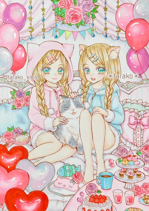 #猫の日 #ネコの日 #にゃんにゃんにゃんの日ネコの日過去絵だにゃん 