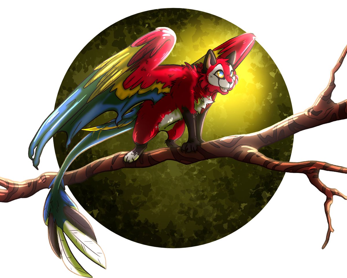 Aiio20847966's tweet photo. Parrot cat go brr! Made for a contest hosted by
@bugsthedragon on their discord!!
#Parrotcat #cat #parrot #toucan #Fruitloops #Tree #art https://t.co/lmw718Gtiw