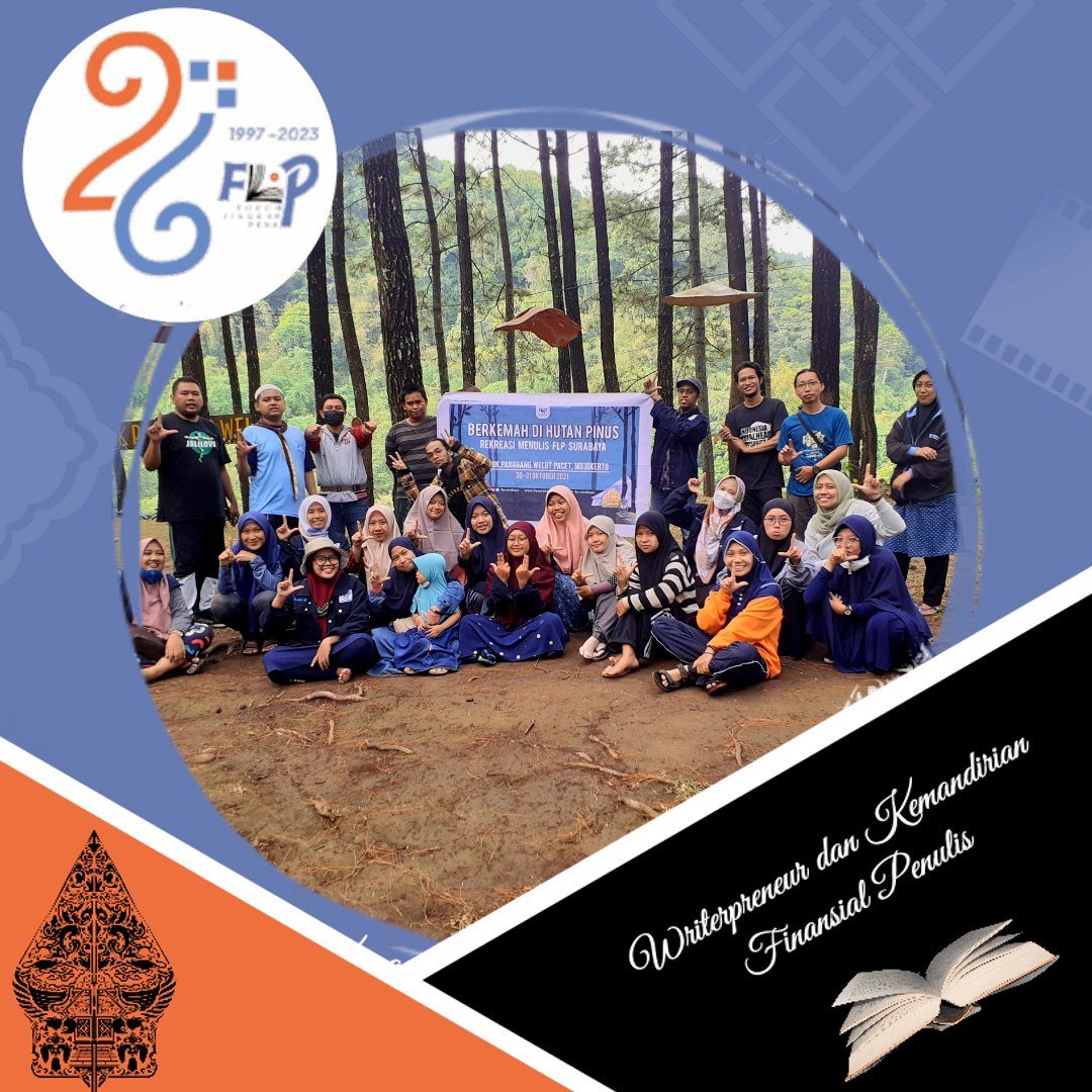Akhirnya @flpoke Milad ke-26. Semoga semakin bertumbuh dan melahirkan penulis dan karya bermanfaat untuk dunia literasi. #milad26flp