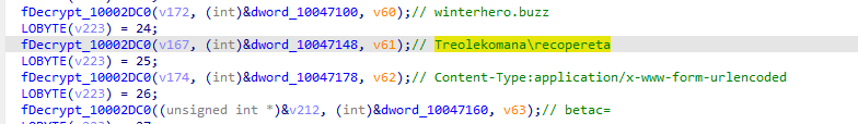GGGGh0st's tweet photo. #Donot #APT
553af150837d027b5beefea467460e2660f6204b49bb07a127c6fc0a0f7e59c8
winterhero[.]buzz
encrypt post data:Username-Machinename-ProcessorID|||Installed program|||version https://t.co/nYiF8kSkp1