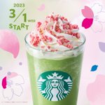 スタバにさくらサク!３月１日より限定抹茶フラペチーノ発売!