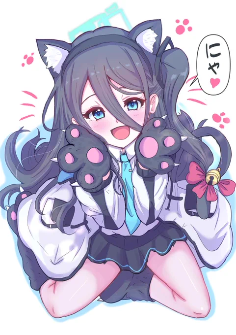 #猫の日 #ブルアカにゃにゃにゃ(ΦωΦ) 