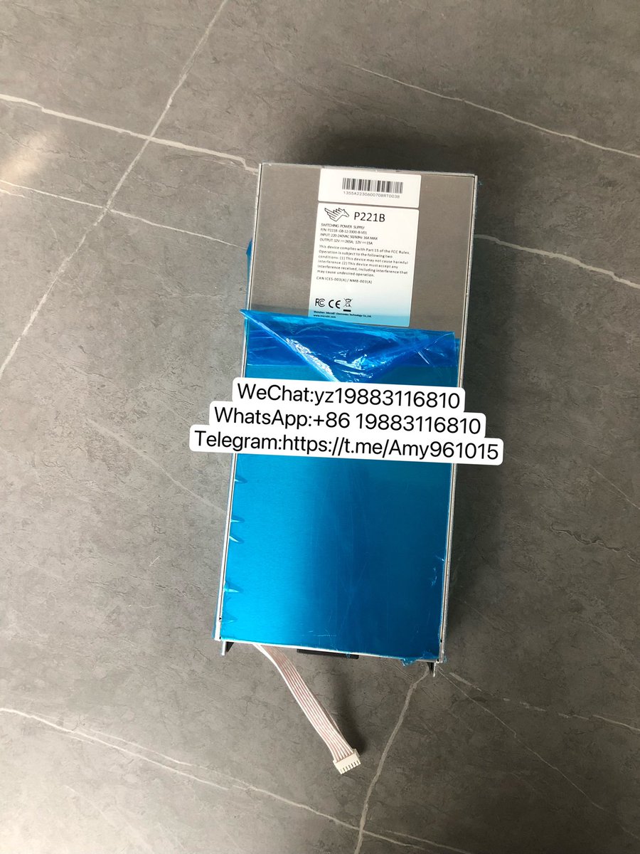 Amy961015's tweet photo. Brand new original #whatsminer M31S #PSU #P221B P221C power supply, shipped from Shenzhen, #China. https://t.co/rU2oYKMPP4