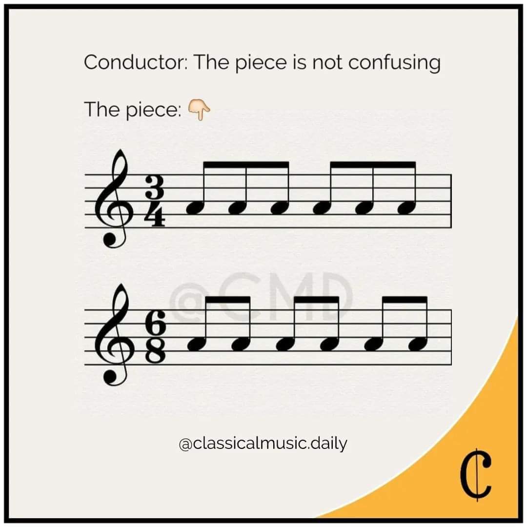 The trick is to combine them and throw in some mixed meter... #iykyk