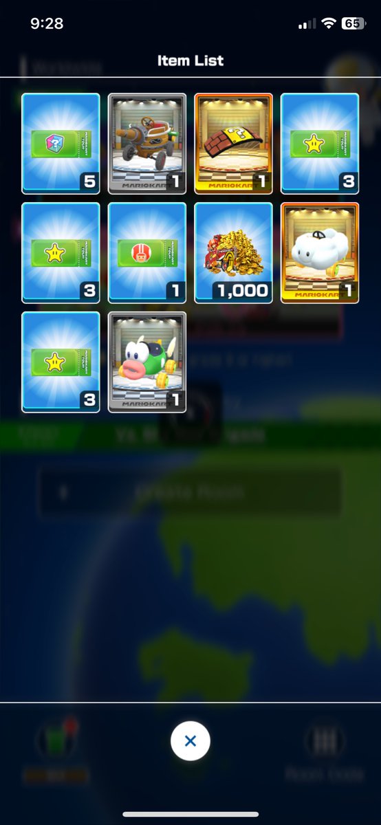 BenedictGoh1's tweet photo. #MarioKartTour 
Here are the things that I got from the Multiplayer Pipe in Exploration Tour (2023). https://t.co/9rGy1hdYYq