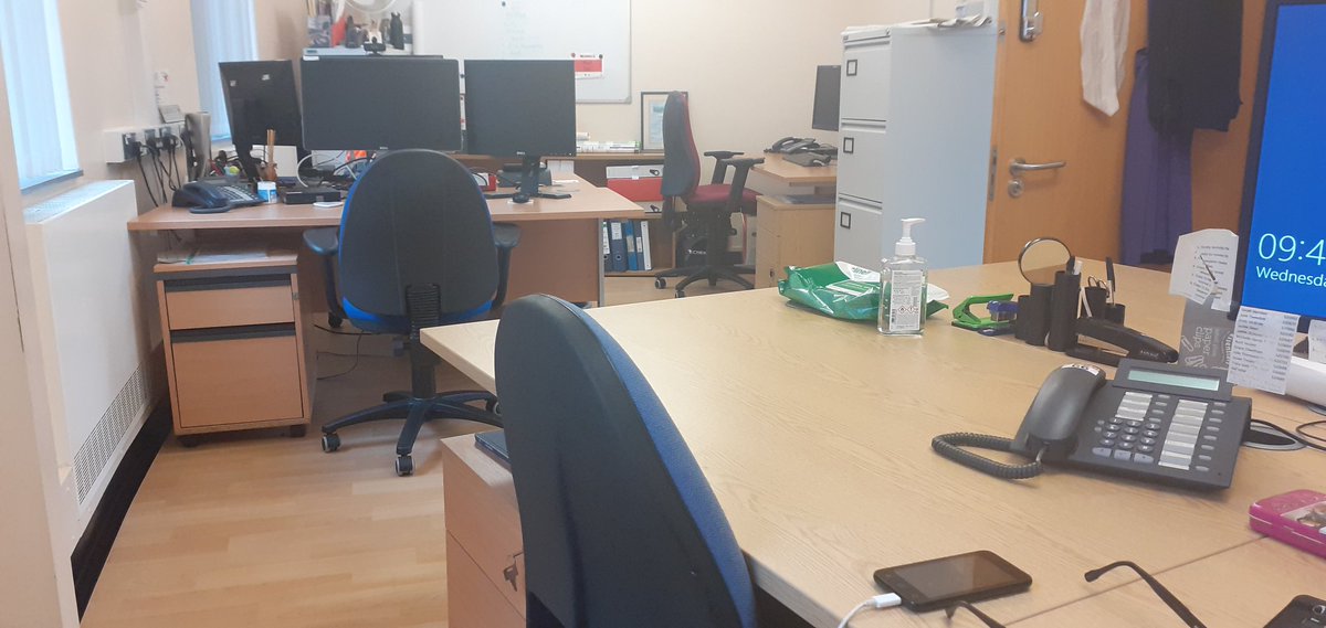 NitaDesai7's tweet photo. Seems like I have the whole Manager's office @LancsResearch to myself today, I'm not even the Manager 😊 Joy's of #hybridworking...nothing against anyone, I love people but this is pure working bliss...❤ #enjoypeace https://t.co/LyEjcAKeSr