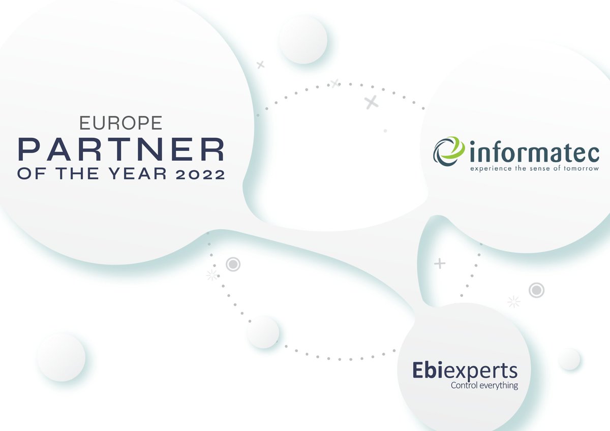 ebiexperts's tweet image. Ebiexperts wish to thank and congratulate @Informatec_  for their great contributions since the inception of our partnership and winning our European Partner Of The Year award!#Informatec won on two categories: Solution Provider of the Year and Best Enabled Partner of the Year!