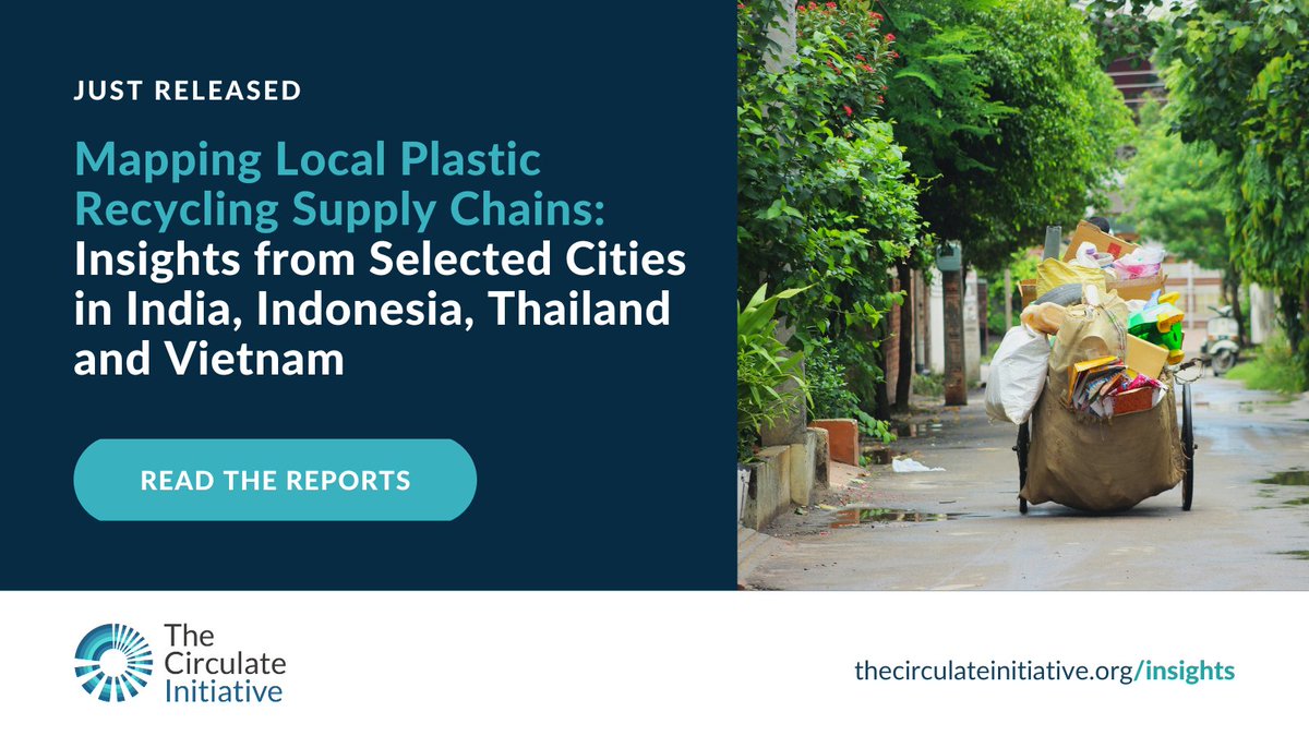#PlasticPollution is a global problem that requires local solutions. 

<a href="/CircInitiative/">The Circulate Initiative</a> and <a href="/anthesis_group/">Anthesis</a> conducted a detailed assessment of selected wastesheds in 4 countries in Asia. SEI Asia contributed to the report on #Thailand. 

Read the report: bit.ly/3XT4rO9