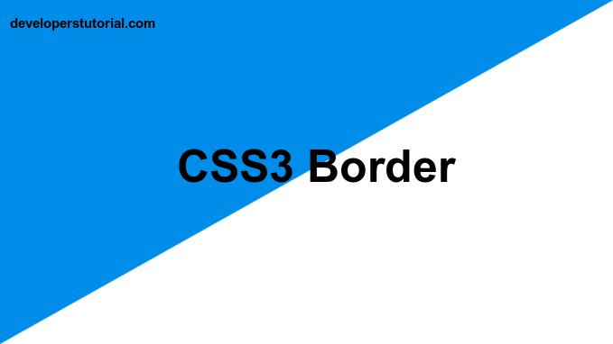 DevelopersTuto's tweet photo. This tutorial helps you learn how to define a border around an element using CSS
Website- https://t.co/133DgMTBBA

#css #developerstutorial #classes #forms #100daysofcode #codebasics #programming #htmlforms #onlinetutorials https://t.co/gcBkM05G8n