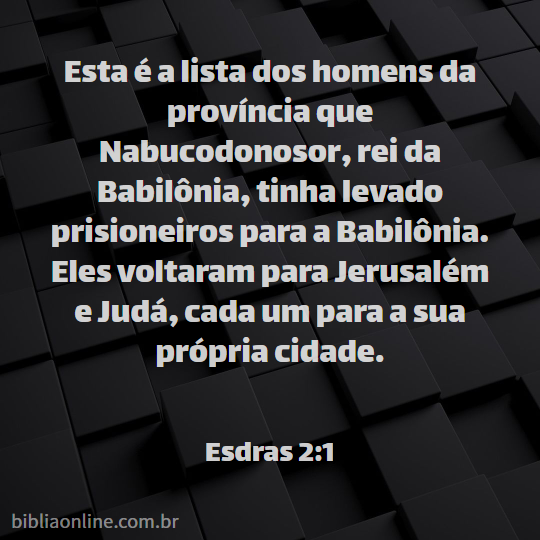 Jair47240183's tweet photo. Esdras 2:1 - Nova Versão Internacional(NVI)
https://t.co/UYpFnPfv1i
#Bíblia #BíbliaNVI #NVI #Esdras2 #Ed2 #rpSp #Deus #Israel #Judá #exílio #Babilônia #exilados #retorno #Jerusalém #lista #LEIA_A_BÍBLIA #ESTUDE_A_BÍBLIA #CONHEÇA_A_BÍBLIA @bibliaonline https://t.co/b3AkOyHL5i