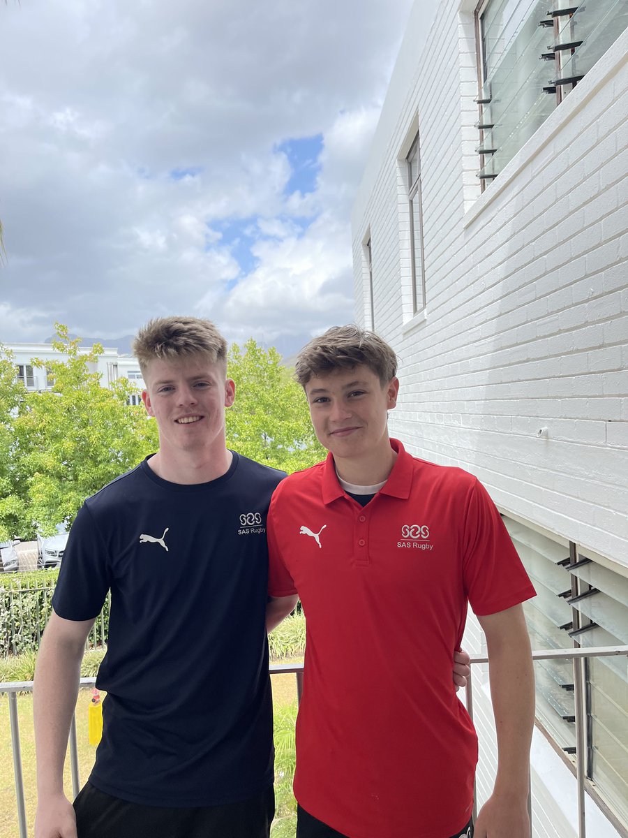 OF Lochie N and Charlie W currently out at the 🏉<a href="/sas_hp/">Stellenbosch Academy of Sport</a> working incredibly hard in the ☀️ and living their best lives! Great work fellas 💪🏾. <a href="/Glencorsian/">Glencorse House</a> <a href="/ErnstJoubert/">Ernst Joubert</a>