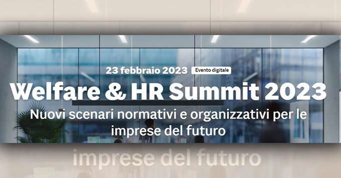 andreacreativo's tweet photo. #Welfare #HR Summit. Nuovi scenari normativi e organizzativi per le imprese del futuro.

Evento digitale organizzato da @sole24ore che si terrà il #23febbraio.
Si parlerà di #WelfareAziendale, nuove politiche del lavoro e ricerca di talenti.

#PMI 
https://t.co/LvWpRtLzGX https://t.co/MReKrKkEkO