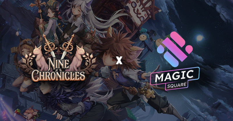 NineChronicles's tweet photo. 😻@NineChronicles x @MagicSquareio✨

To celebrate our collaboration with @Magicsquareio, we are doing an #NFTGiveaway event 🥳

Join in on the excitement and win your prize!

🎁 4 D:CC #NFT (~$400) &amp; 200 WL spots!
⏰ ~03/21 8:00pm EST
👇 For more details