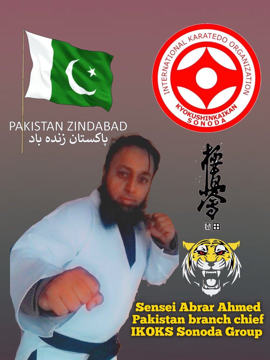 Sensei Abrar Ahmed Pakistan branch chief IKOKS Sonoda Group.