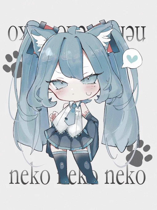 #猫の日 ミクちゃ〜!! 