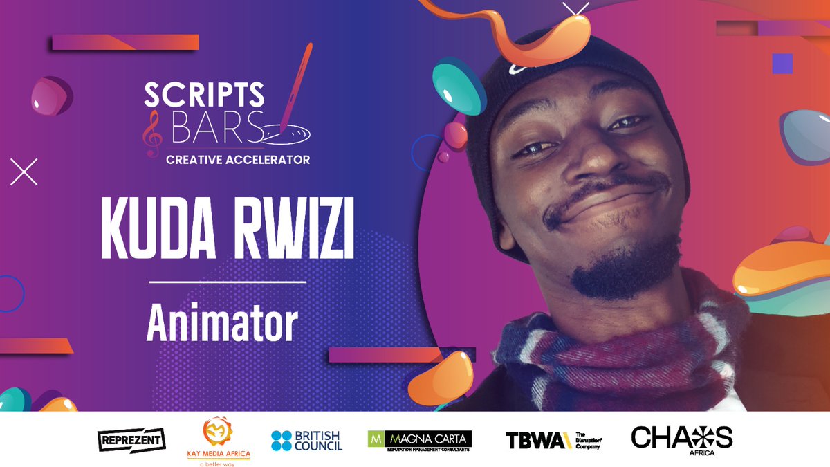 scriptsandbars's tweet image. Image 1: Kimberly Makumbe is a Zimbabwean singer-songwriter.
Image 2: Kudakwashe Rwizi is a freelance 2D animator and comic book creator. 
Slide 3: Margaret Chideme is an author and a blogger.
#ScriptsandBars #CreativeAccelerator 

@kaymediaafrica
@southernafricaarts @zwBritish