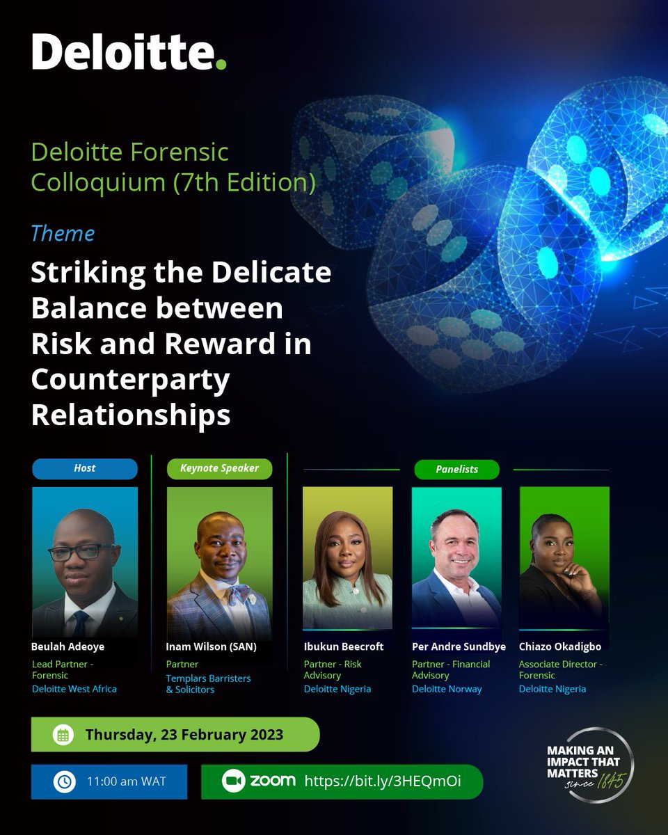Deloitte Nigeria on Twitter "Understand how organisations should