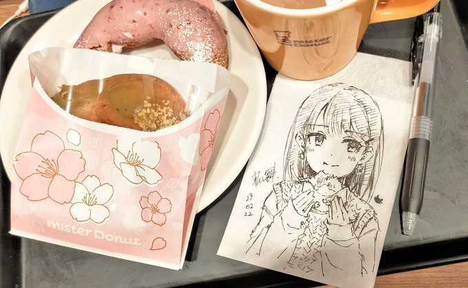 桜もちっとドーナツの季節だ〜!🌸🍩 