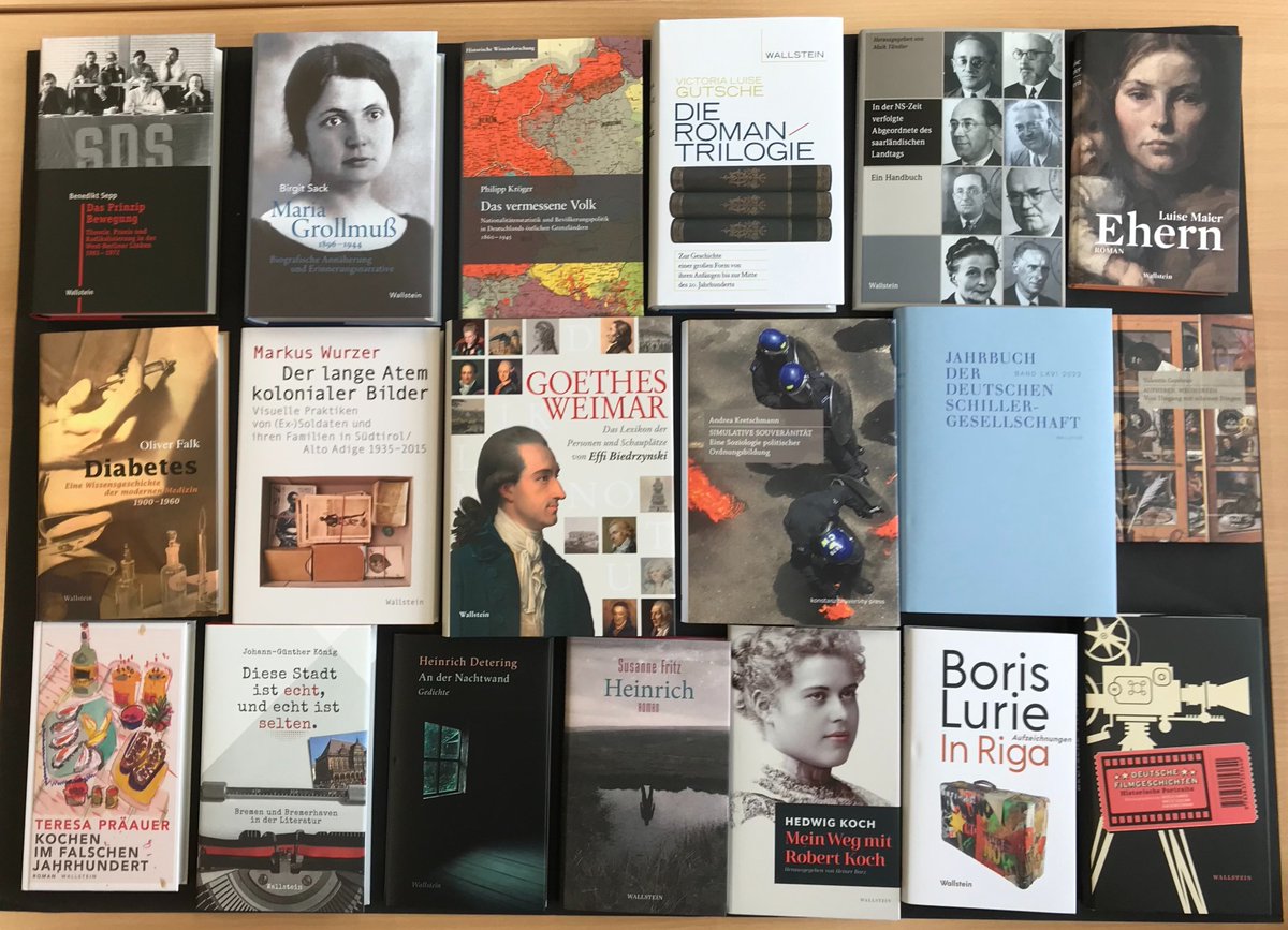 Immer wieder aufregend: Heute erscheinen viele neue #Bücher bei uns.😊Um die #Freude mit euch zu teilen, verlosen wir 3 Exemplare:
1. Beitrag teilen
2. Ende der Woche gezogen werden
3. Lieblingsbuch aussuchen
Viel #Glück!🍀
#Gewinnspiel <a href="/Weimar_GSA/">Goethe und Schiller Archiv</a> <a href="/AndreaKretschm8/">Andrea Kretschmann</a> <a href="/WurzerMarkus/">Markus Wurzer</a>