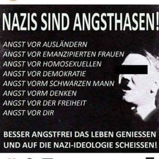 Die #AfDiststaatszersetzend und gehört verboten! Ein Gegner unserer freiheitlich demokratischen Grundordnung. Die braune Sekte ist blasierter, ungezogener, keifender, aufstampfender, pöbelnder, menschenverachtender Haufen von rechts- und marktradikalen Großkotzen.
#AfDmachtDumm