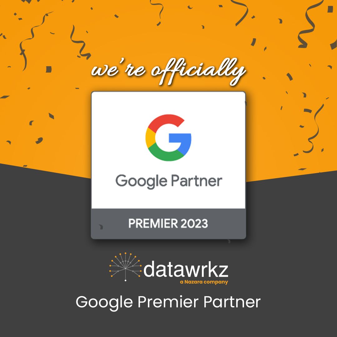 datawrkz's tweet photo. Attention everyone!!! 📣
We're thrilled to announce that we're now the premier Google Partner! We're among the top-tier ad-tech #programmatic partners globally. 
Thank you to our clients for trusting us to be your partner in #growth
 
#PremierGooglePartner #GoogleAds #martech https://t.co/Da5GoEwzdt