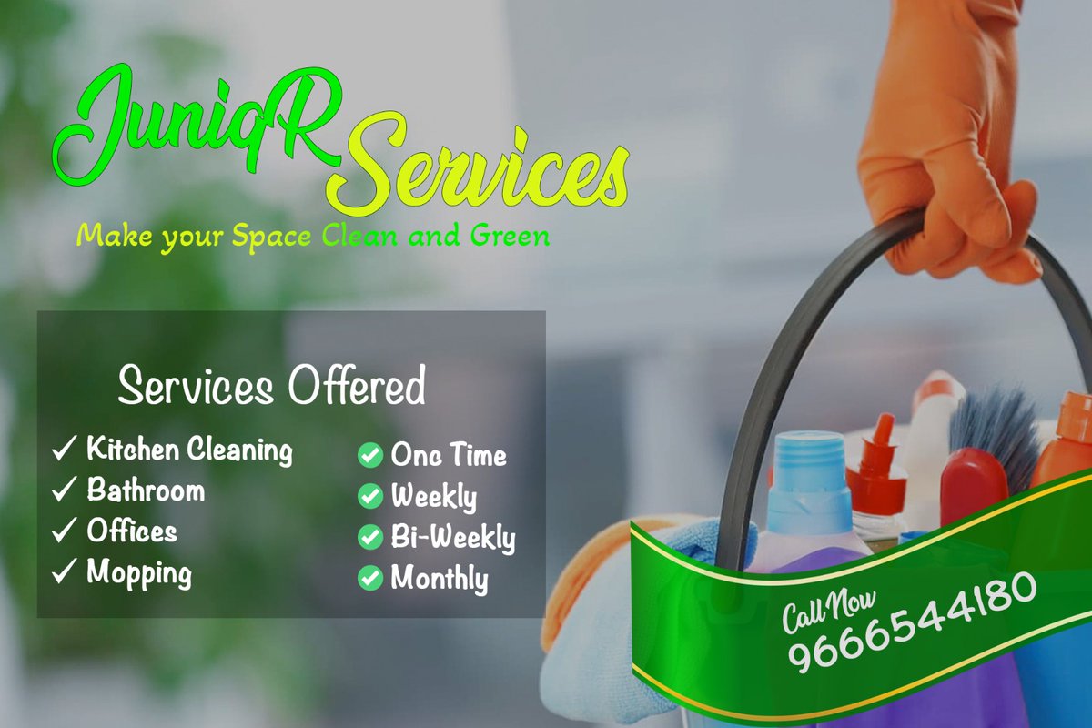 J_uniq_R's tweet photo. Our service is designed to clean the mess in your home quickly, efficiently and at a very low cost. We also offer customization services for all of your projects and ads

ph; 9390796351, 966544180
#housecleaning #cleaning #cleaningservice #clean #cleaningservices #deepcleaning https://t.co/RMHrRzjSWE