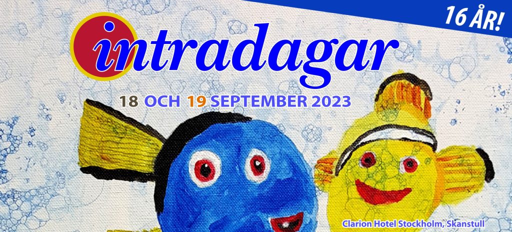 Intradagarna 2023 – om stöd till personer med intellektuell funktionsnedsättning. Samtal, utställningar och föreläsningar, tex om bättre ledarskap inom LSS, projektet Gott liv som äldre, och estradpoeten Emil Jensen. Välkommen! 
Se mer info: fub.se/intradagarna-2… Sprid gärna!