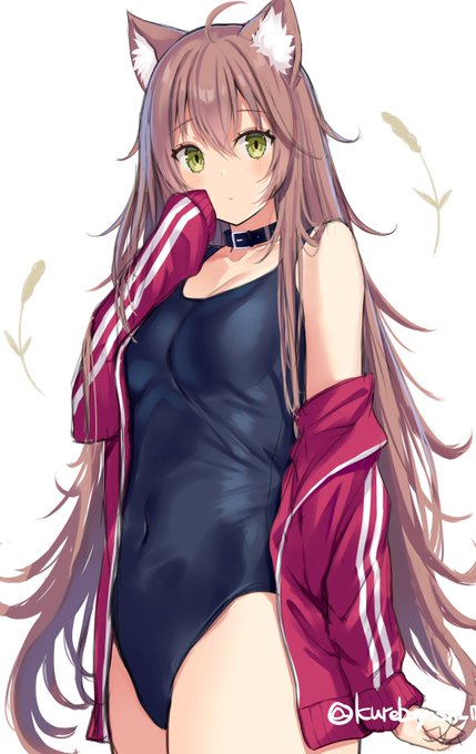 #猫の日 スク水ジャージだにゃー🐾 