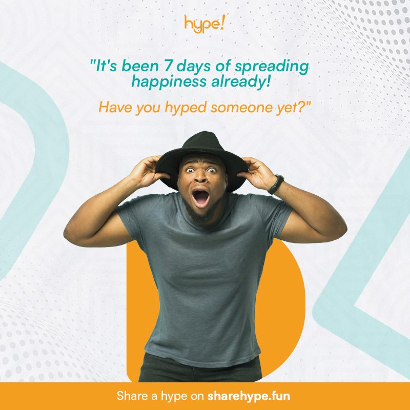 sharehypes's tweet photo. OUR BABY'S ONE WEEK OLD🥺
Do something less normal
Send a hype to a friend, family member, lover, or mentor, tell them how much you value their inputs, and put a smile on their faces

#hype #sharehype #hypefun #techieez #newapp https://t.co/38GGSTQk9i