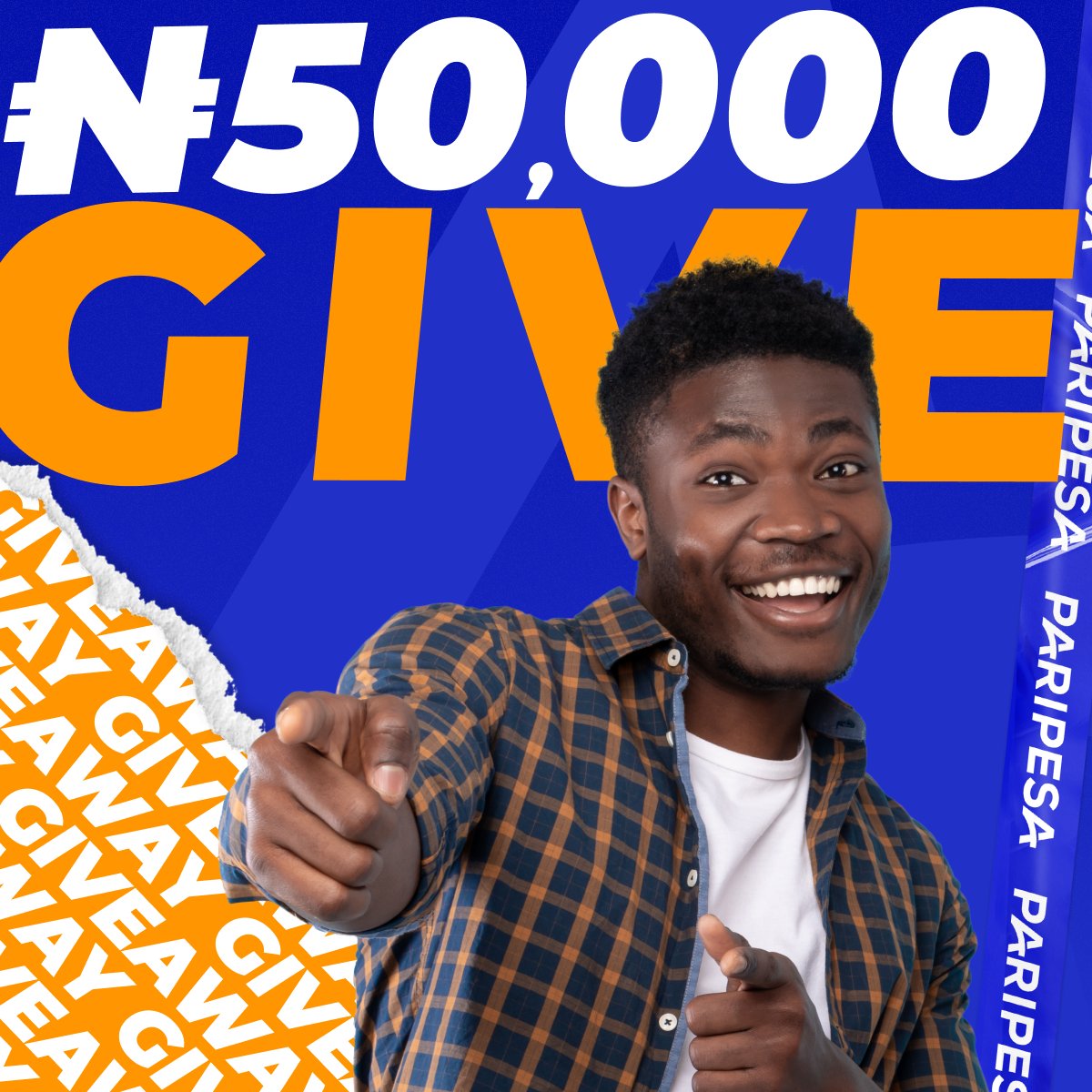 ⚡️Giveaway! ₦5,000 to the winner!

🤑Rules:

✅ JOIN 👉 m.paripesa.bet/g9nw
📩Put Paripesa ID
⚽Name of favorite player!
⚠️Leave more comments to increase your chances (1 player = 1 tweet)
✅ Make  RETWEET and 💙

🤖 25.02 random generator will choose 10 🏅