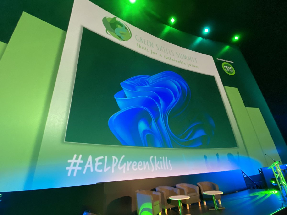 FionaAldridge's tweet photo. Looking forward to speaking at todays @AELPUK Green Skills Summit. Fabulous venue here at #MilleniumPoint https://t.co/f9pZgaZk4n