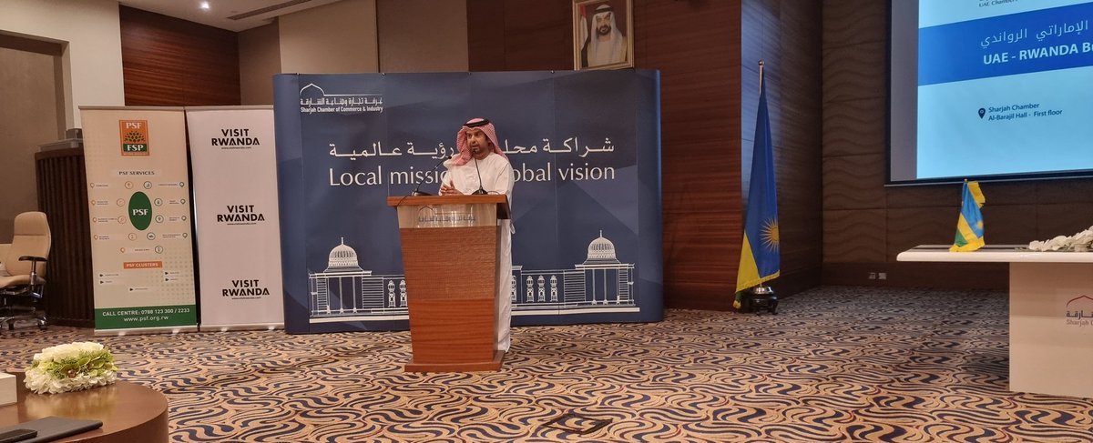 UAE Ambassador to Rwanda at the UAE-Rwanda business forum: When I am asked about what  makes Rwanda special, I say 3 things; 1) Very safe 2) Very clean 3) Very low Corruption. #InvestinRwanda #VisitRwanda