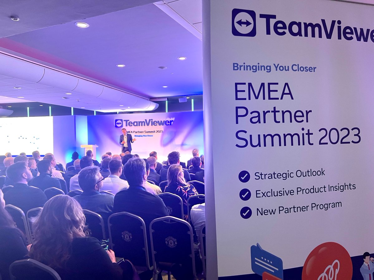 TeamViewer's tweet photo. It’s time to team up! We are excited to announce our new partner program ‘TeamUP’.
With elements like a tailored learning portal and a marketing material database, our channel partners can benefit from various advantages.

https://t.co/VSPMvWYHrw

#TeamViewer #TeamViewerPartner https://t.co/FfeKiJ6BEK