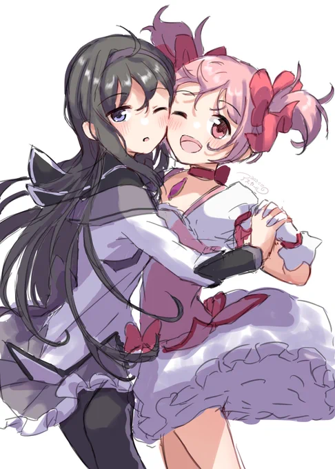 まどほむ落書き 