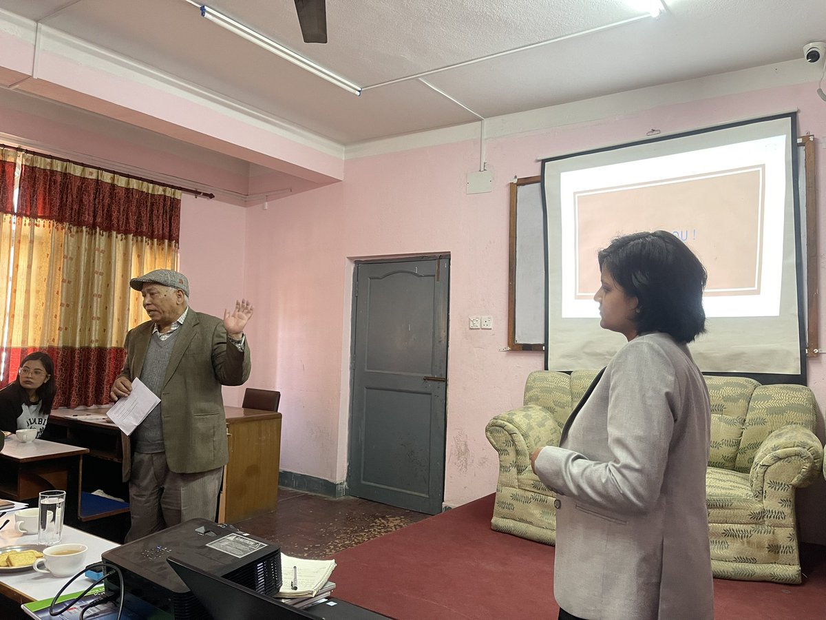 CioinfoOrg's tweet photo. NAFIS 3rd Meeting 
1: “Wasting and the Spectrum of Malnutrition: Assessment and Management”
-by Prof. Douglas Taren, University of Colorado                           
 2: “Study of Coverage on Health and Nutrition Information by Nepali Newspaper”
-by Shreya Khatiwada, CIO https://t.co/pmK6a4KWrG