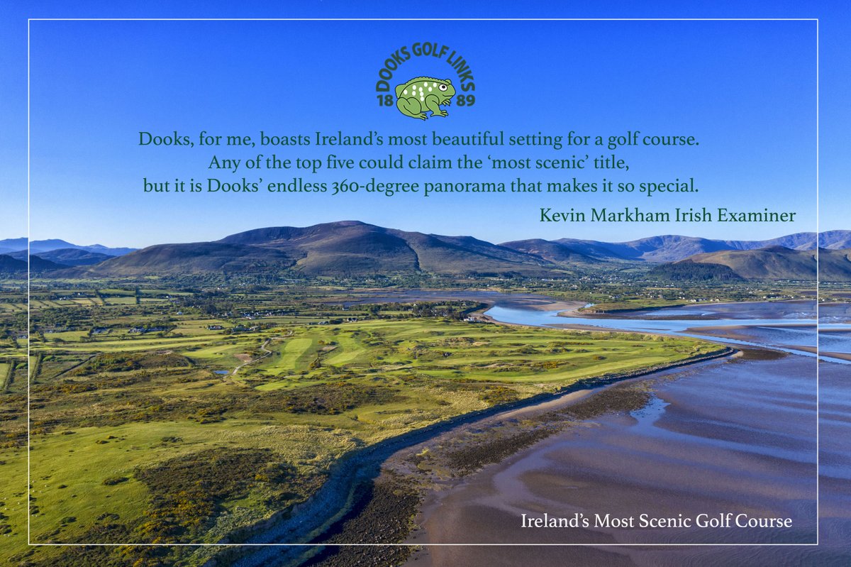 Happy Wednesday from Dooks!
www.dooks.comn
#dooks #dooksgolflinks #linksgolf #wildatlanticway #golfireland #ringofkerry #golf