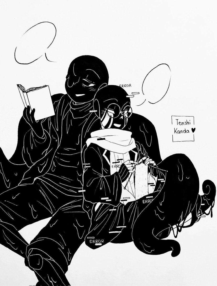 TenshiKanda's tweet image. Errormare or NightError? That's up to you~
Hope you like this 💙🖤
#errormare #nighterror