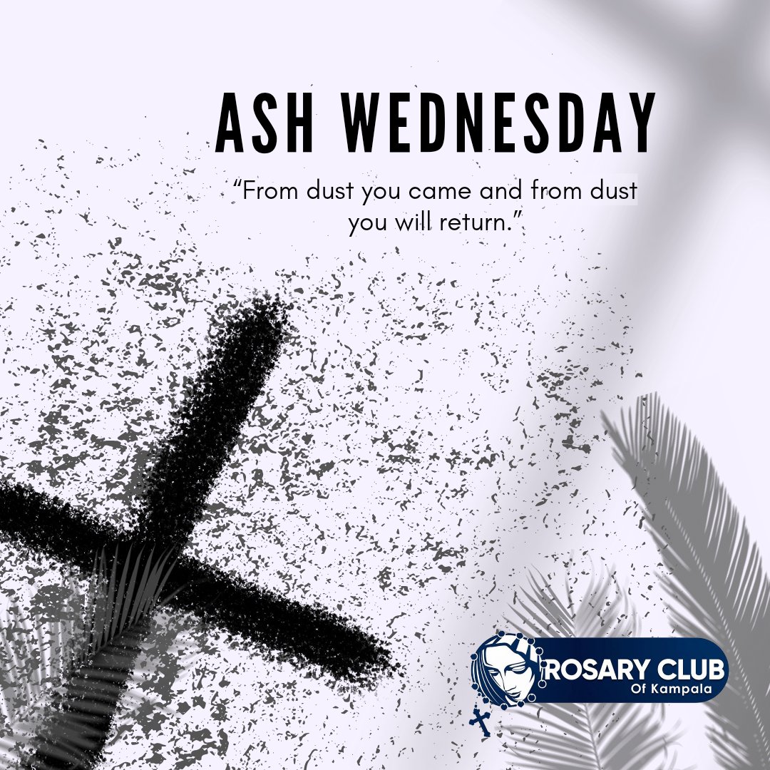 RosaryClubKla's tweet photo. #AshWednesday is a reminder of human mortality &amp; the need for reconciliation with God. It also marks the beginning of the penitential Lenten season. 

To keep on track during this season, the ⛪ offers three pillars to focus our efforts during Lent: Prayer, Fasting and Almsgiving https://t.co/s9Xt7dVjFR