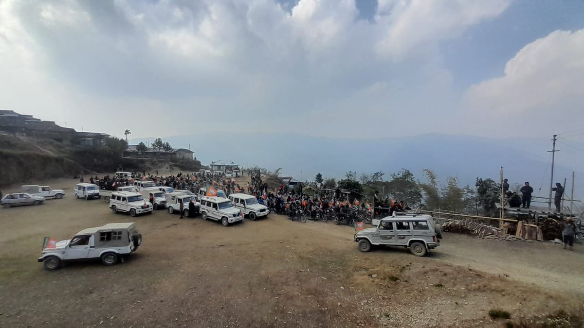 February 22, 2023
BJP Noklak Strength Show.