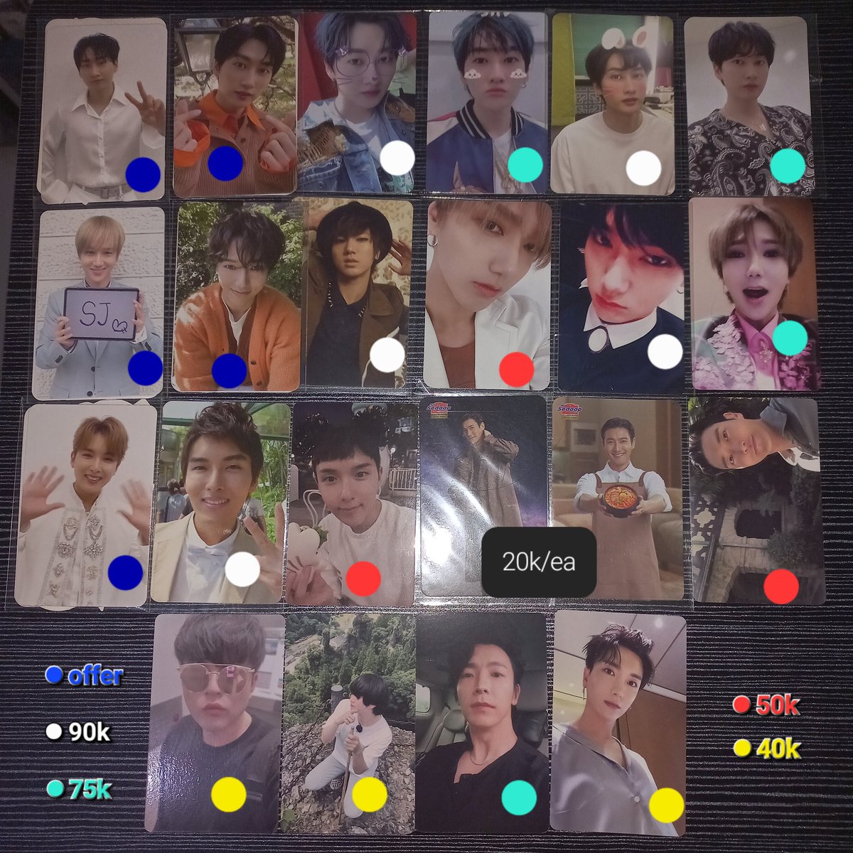 wts lfb aab photocard super junior (some rare item)

📍Jkt/Jogja 🇲🇨
✅️ negotiable
✅️ keep/book event
✅️ dp/split payment
✅️ ww shipment (INA adress/shopee export)
❌️SENSITIVE BUYER / HNR❌️

t: wts pc suju yesung eunhyuk ryeowook beyond live super show 15th fanmeeting