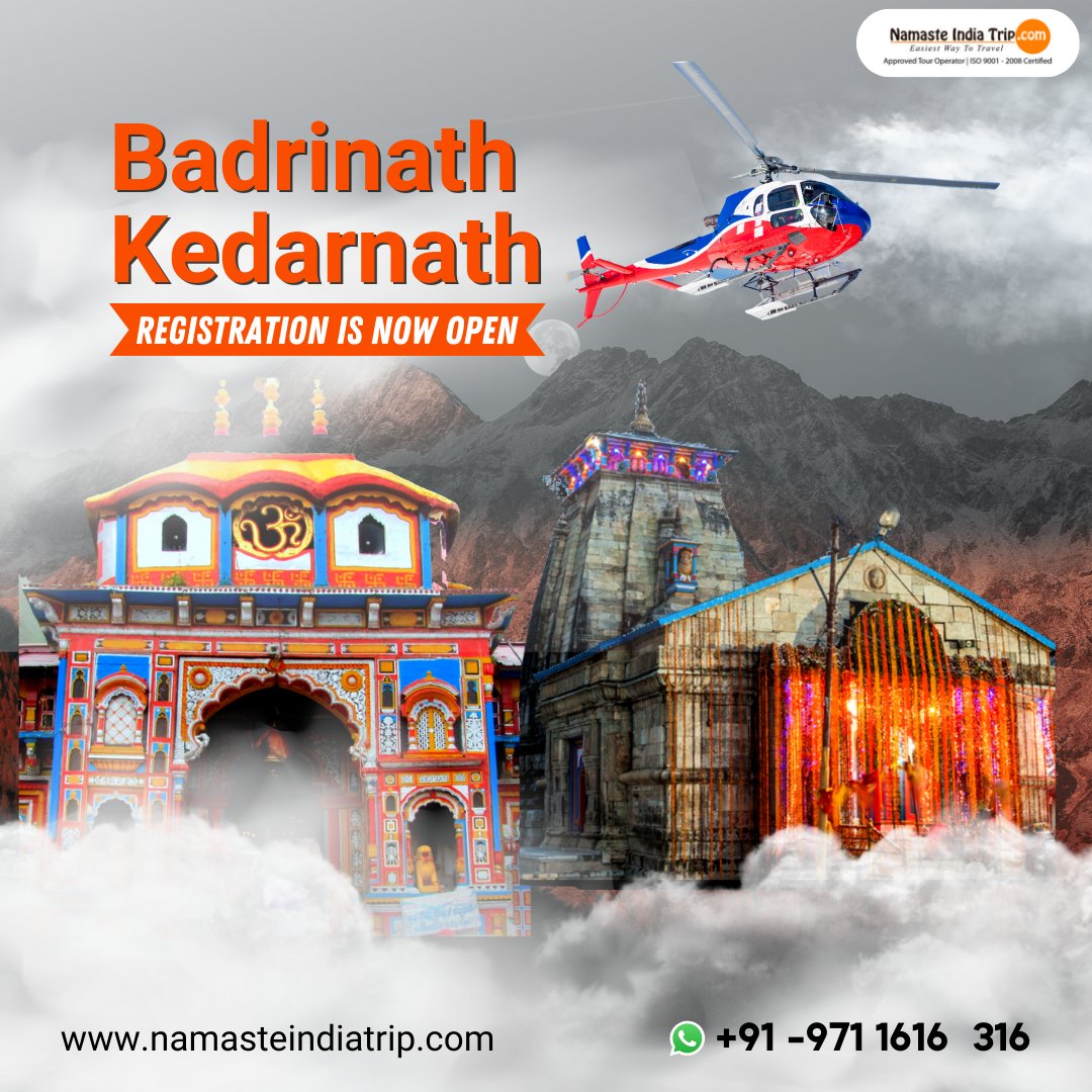 Register now for the spiritual tour to Kedarnath and Badrinath Dham.

namasteindiatrip.com/book-now.php

#namasteindiatrip #spiritual #kedarnathdham #badrinathdham #kedarnathbadrinath #devotion.