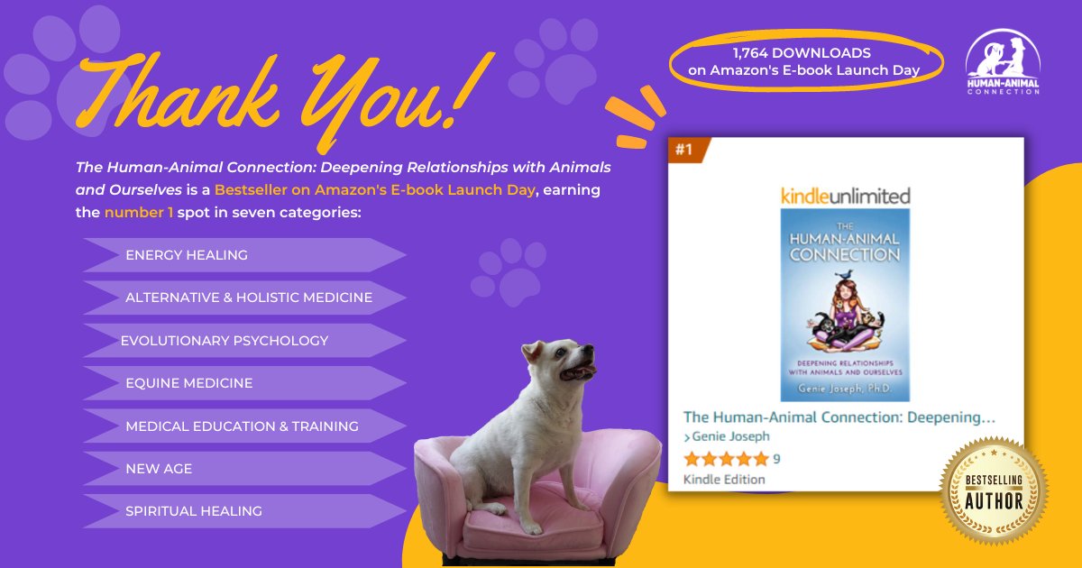 TheHumanAnimal2's tweet image. ✨ We would like to thank everyone who supported us last week and downloaded The Human-Animal Connection e-book on Amazon! We truly, truly appreciate your support!

#humananimalconnection #hac #amazonreads