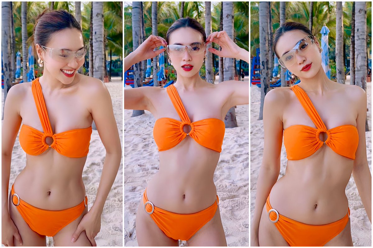CumCockVN's tweet photo. Ninh Dương Lan Ngọc khiến các đồng dâm nứng cháy cặc cùng bikini cam trên bãi biển🥵 https://t.co/9i4D44dMOk