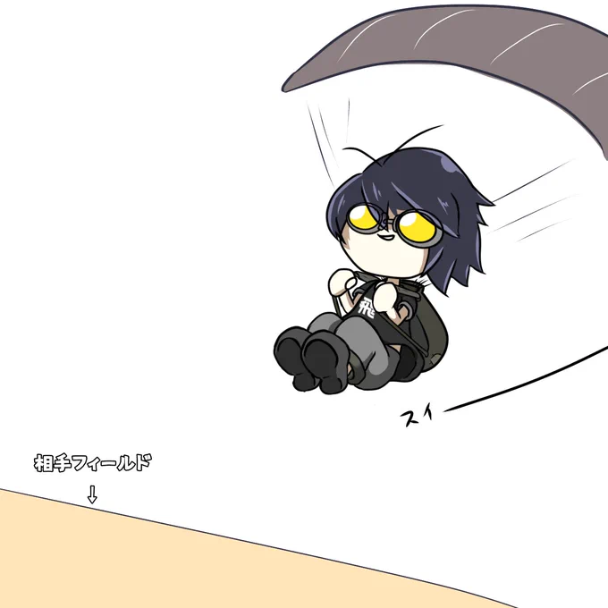 飛翔するG子#OCGファンアート 
