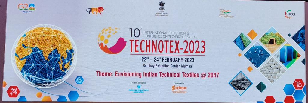 sandeshadvani's tweet photo. #TeamConcept all set for the @ficci_india organised #Technotex2023
@TexMinIndia @ConceptPR_India #MakeinIndia #AzadiKaAmritMahotsav https://t.co/3imd1Duwu0