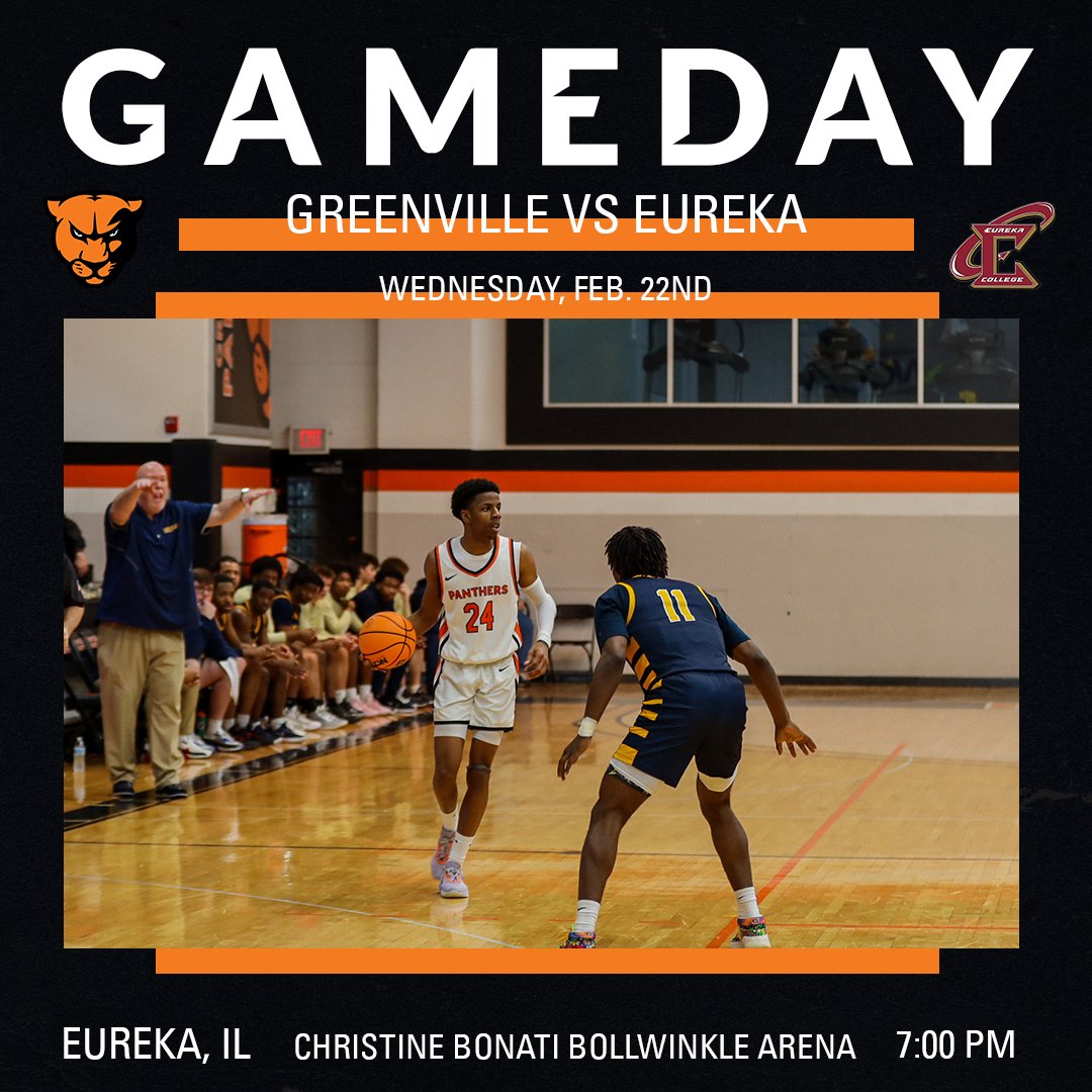 It's game day! <a href="/gu_mbball/">Panther Basketball</a> travels to take on Eureka College today for the <a href="/SLIAC/">SLIAC</a> Men's Basketball Tournament Quarterfinals. Good luck guys! #gupanthers 

Live Video: eureka.edu/ectv
Live Stats: athletics.greenville.edu/sports/mbkb/20…