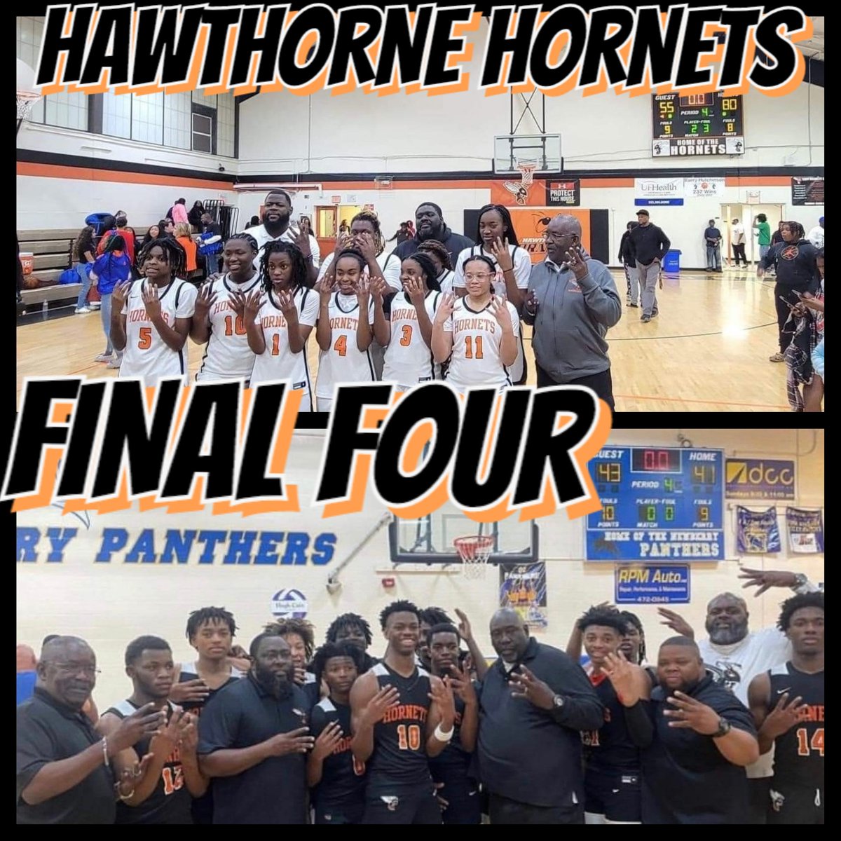RufusJefferson3's tweet photo. BOYS AND GIRLS HEADED TO THE FINAL FOUR...🐝🏀
#HornetNation...🐝
#WhyNotUs...🤷🏾‍♂️
#BigHawthorne...🧡🖤
#BurgerBarn...🍔
#LakeLandBound...🏆
#FinalFour...🏀
@tylerj21_ @CIngram_85 @CoachBowie_HHS @IngramCj_ @Coachadkinsd @HawthorneHoops @HMHSHornets @RAWE_RECRUITS @CoachRaymondCue https://t.co/HUaNTKLqdm
