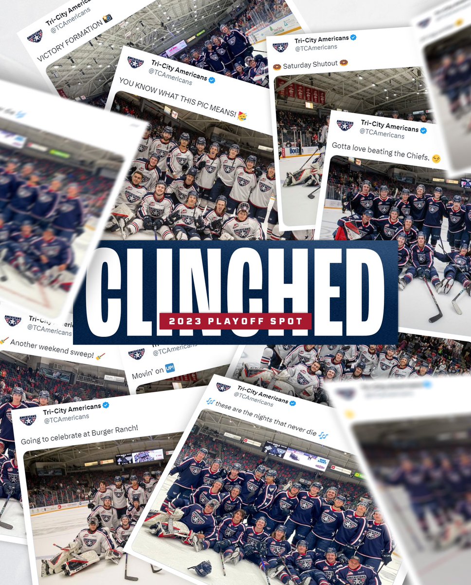 We’re OFFICIALLY headed to the playoffs!

#AmsNation