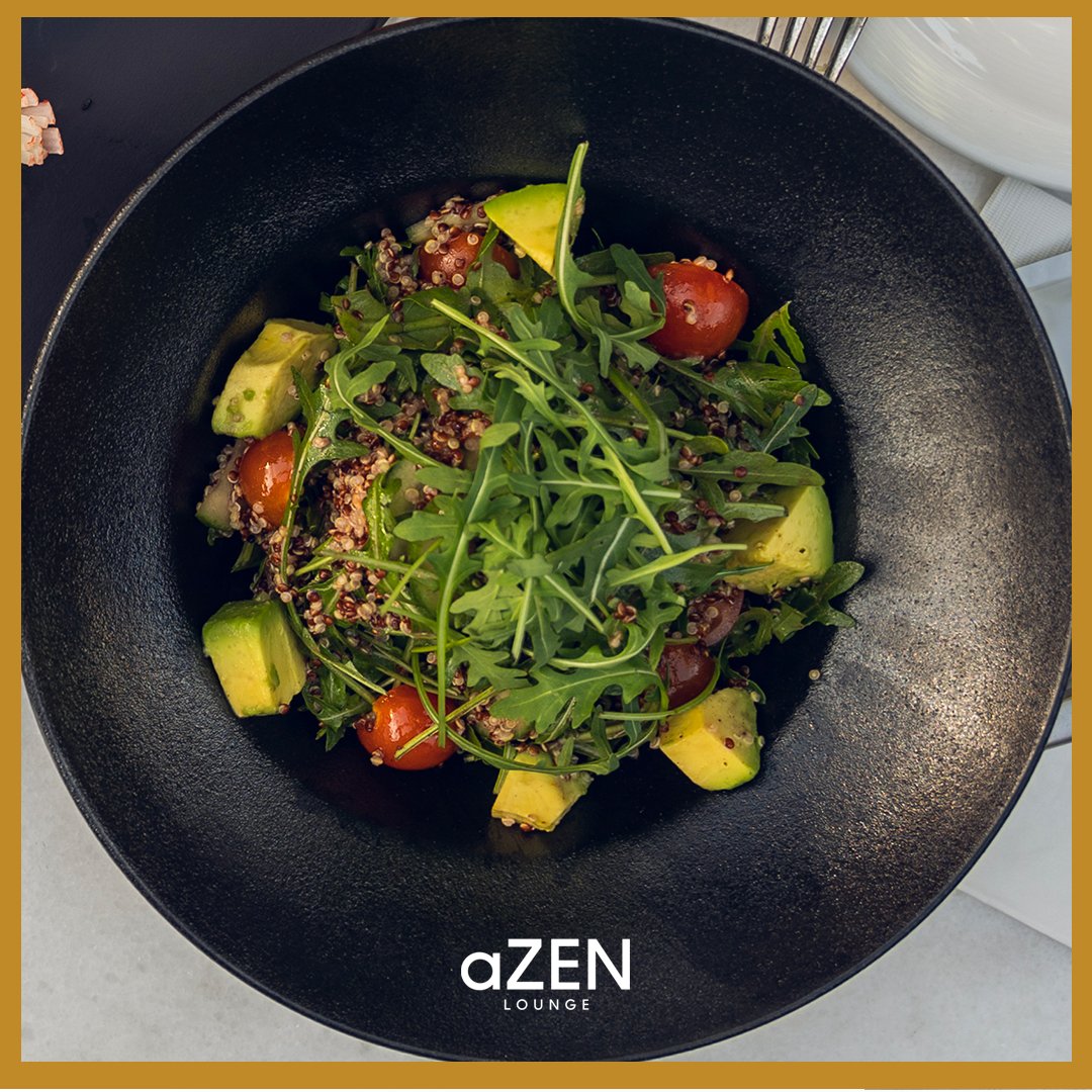 The perfect place to try a new Salad!! 💚✨ . #aZEN #saudiarabia #ksa #riyadh #restaurant #rbr #follow #lounge #salad #المملكة_العربية_السعودية #الرياض